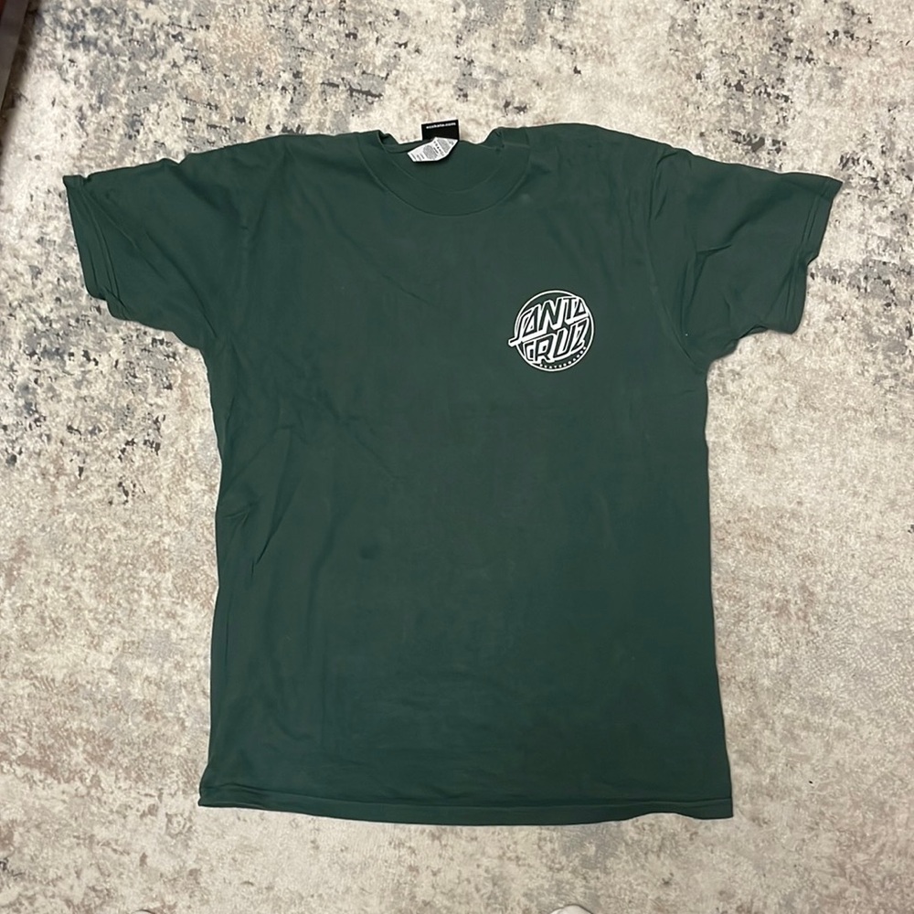 Santa Cruz Skateboards Dark Green Short Sleeve Tee